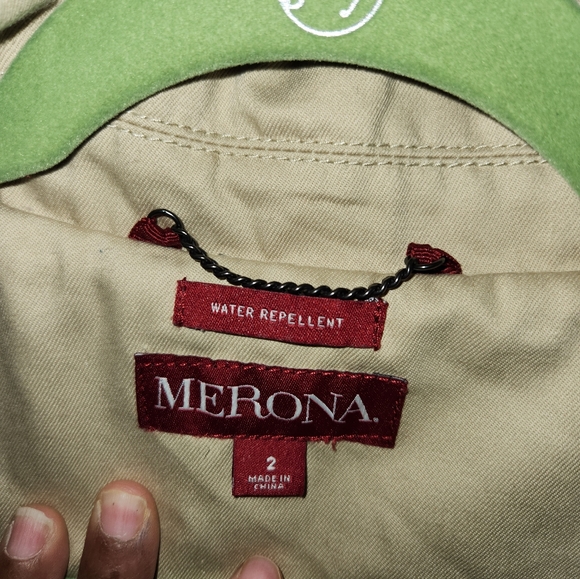 Merona water repellent trench coat - Picture 6 of 10